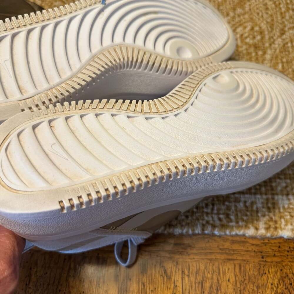 Nike Court Vision Alta TXT Women 8 Cream Saturn Gold Platform CW6536-200 - Picture 6 of 11
